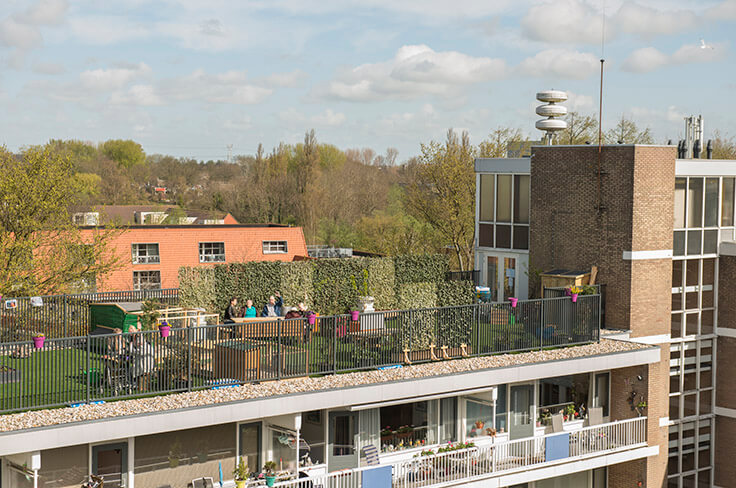 Groenprojecten van het wijkzorgcentrum in Pennemes