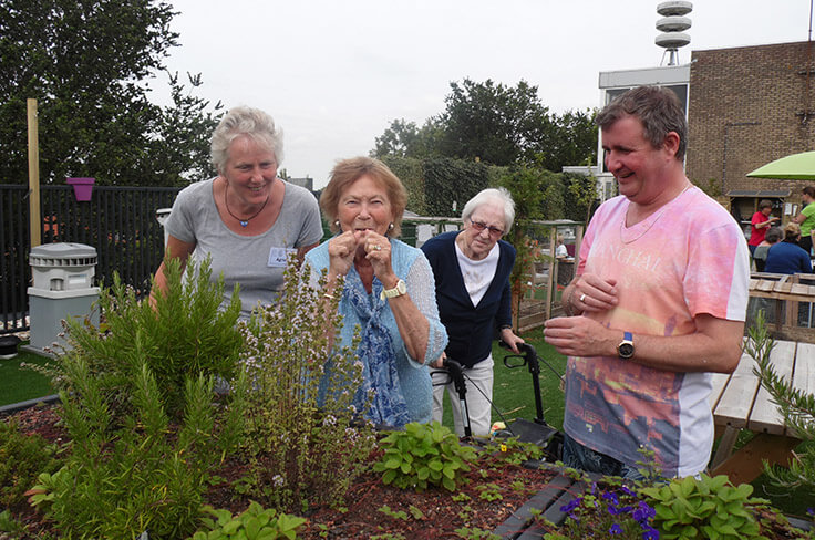 Groenprojecten van het wijkzorgcentrum in Pennemes